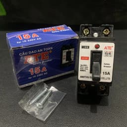 Kèm hộp - Cầu Dao An Toàn CB Cóc ATE Chống Quá Tải – CB Tự Động 15A, 20A, 30A – Công Ty TNHH Vindila 4