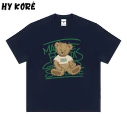 Áo Thun HY KORÉ Bear Signature 3083 Form Rộng Localbrand Oversize Unisex Vải Poly 100% Nam Nữ Mặc Đẹp 1
