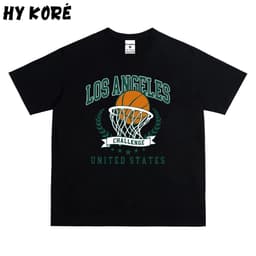 Áo Thun HY KORÉ Bóng Rổ 3086 Form Rộng Localbrand Oversize Unisex Vải Poly 100% Nam Nữ Mặc Đẹp 1