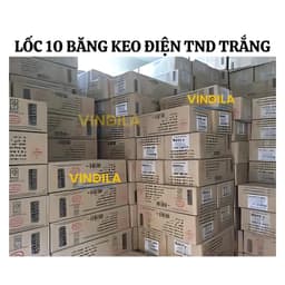 LỐC 5, 10 BĂNG KEO MÀU TRẮNG ĐEN TND 2