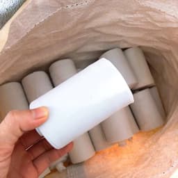 Màng cuốn ống lạnh - 1kg 3 cuộn  Xi quấn ống đồng trắng/đen – Simili cuốn ống cách nhiệt 300g/cuộn 3