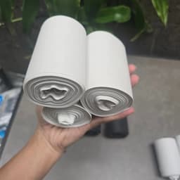 Màng cuốn ống lạnh - 1kg 3 cuộn  Xi quấn ống đồng trắng/đen – Simili cuốn ống cách nhiệt 300g/cuộn 7