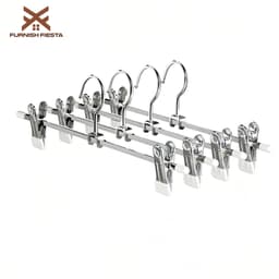 𝐅𝐔𝐑𝐍𝐈𝐒𝐇 𝐅𝐈𝐄𝐒𝐓𝐀 Móc Áo Có thể chỉnh Lực kẹp mạnh Không Treo Áo để lại hằn Chống ăn mòn chống gỉ Đồ móc phơi đồ dày dặn 1