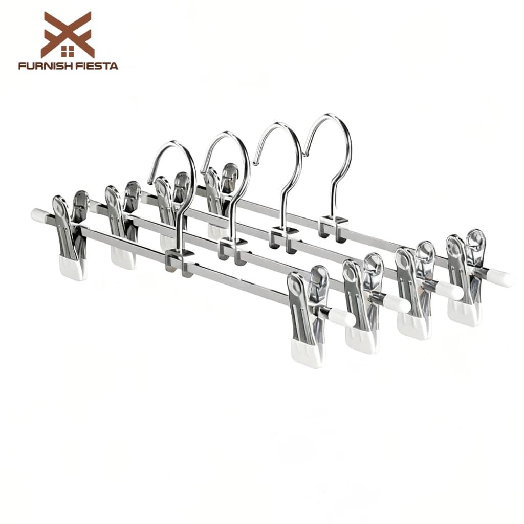 𝐅𝐔𝐑𝐍𝐈𝐒𝐇 𝐅𝐈𝐄𝐒𝐓𝐀 Móc Áo Có thể chỉnh Lực kẹp mạnh Không Treo Áo để lại hằn Chống ăn mòn chống gỉ Đồ móc phơi đồ dày dặn