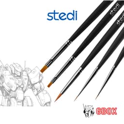 Cọ vẽ cao cấp Stedi tô sơn chuyên dụng cho mô hình dụng cụ sơn cao cấp model kit nhiều kích thước 1