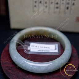 Vòng tay đá ngọc cẩm thạch A Myanmar kèm giấy kiểm định liulad  2