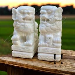 Cặp kỳ lân  đá nguyên khối tự nhiên  2