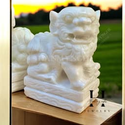 Cặp kỳ lân  đá nguyên khối tự nhiên  3