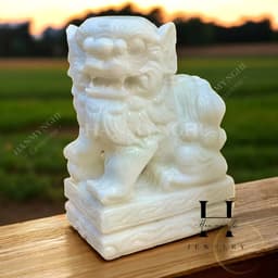 Cặp kỳ lân  đá nguyên khối tự nhiên  6