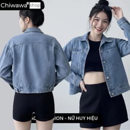 [AF]Áo Khoác Jean Unisex SALIMIT – Chất Denim Mềm, Mũ Phối Liền Cực Chất 9