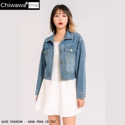 [AF]Áo Khoác Jean Unisex SALIMIT – Chất Denim Mềm, Mũ Phối Liền Cực Chất 2