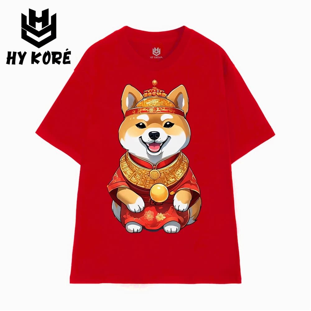 Áo Thun Tết HY KORÉ 3126 Nam Nữ Form Rộng Local brand Vải Cotton 100% Unisex Oversize