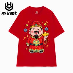 Áo Thun Tết HY KORÉ 3114 Nam Nữ Form Rộng Local brand Vải Cotton 100% Unisex Oversize 1