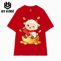 Áo Thun Tết HY KORÉ 3119 Nam Nữ Form Rộng Local brand Vải Cotton 100% Unisex Oversize 1