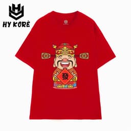 Áo Thun Tết HY KORÉ 3117 Nam Nữ Form Rộng Local brand Vải Cotton 100% Unisex Oversize 1