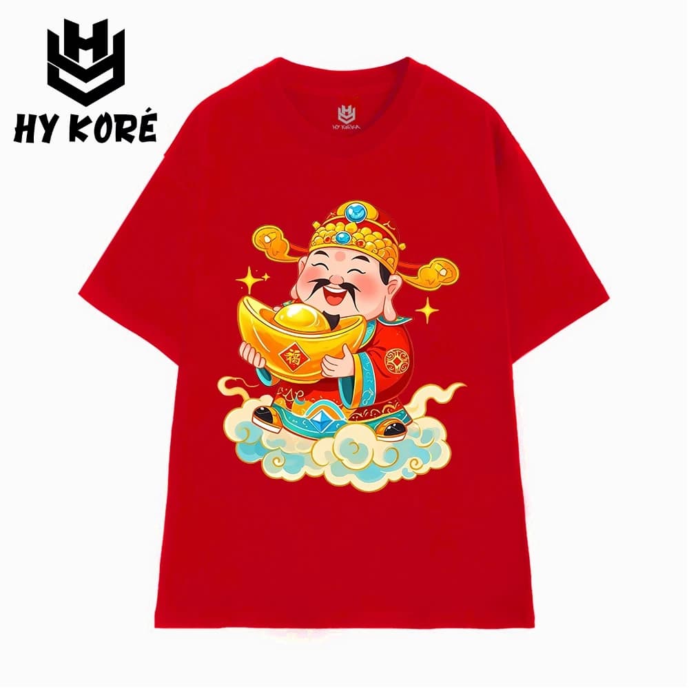 Áo Thun Tết HY KORÉ 3110 Nam Nữ Form Rộng Local brand Vải Cotton 100% Unisex Oversize