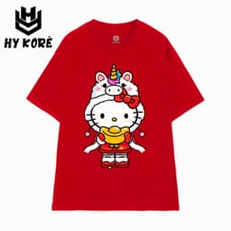 Áo Thun Tết HY KORÉ 3134 Nam Nữ Form Rộng Local brand Vải Cotton 100% Unisex Oversize 1