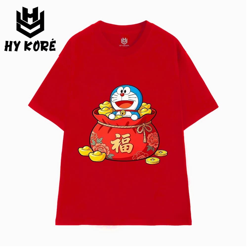 Áo Thun Tết HY KORÉ 3121 Nam Nữ Form Rộng Local brand Vải Cotton 100% Unisex Oversize