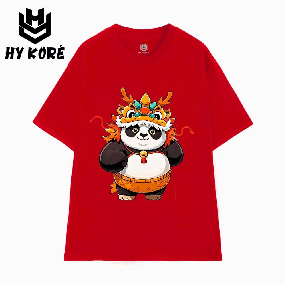 Áo Thun Tết HY KORÉ 3137 Nam Nữ Form Rộng Local brand Vải Cotton 100% Unisex Oversize