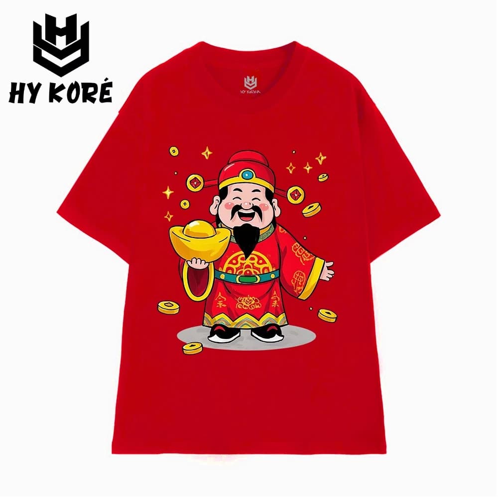 Áo Thun Tết HY KORÉ 3113 Nam Nữ Form Rộng Local brand Vải Cotton 100% Unisex Oversize