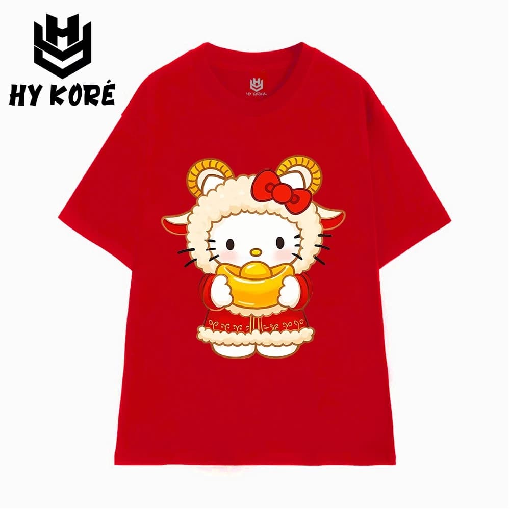 Áo Thun Tết HY KORÉ 3139 Nam Nữ Form Rộng Local brand Vải Cotton 100% Unisex Oversize