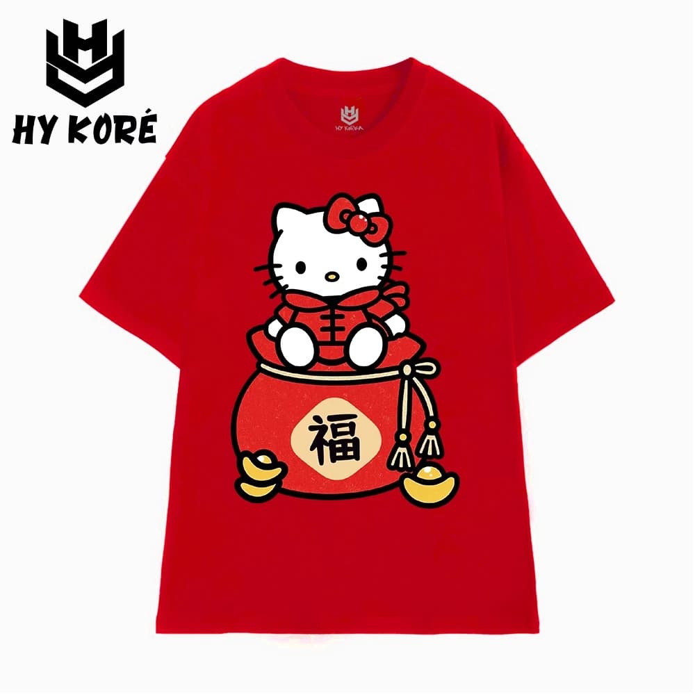 Áo Thun Tết HY KORÉ 3133 Nam Nữ Form Rộng Local brand Vải Cotton 100% Unisex Oversize