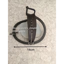 Cạm bẫy thú, cạm 14cm siêu nhạy kèm lẫy và bàn đạp 2