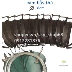 Cạm bẫy thú 18cm hàng loại 1 cực khỏe , cực nhạy 2