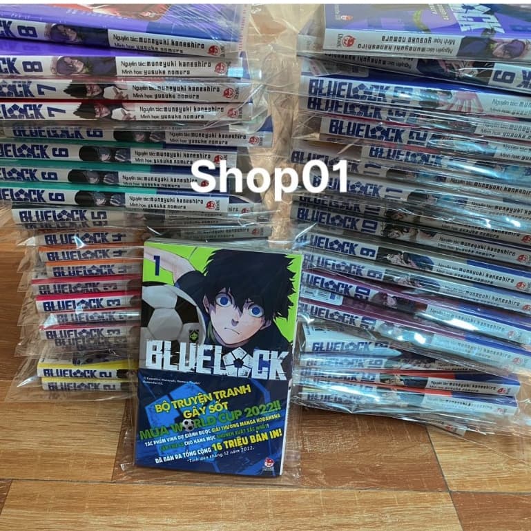 (Lẻ 1-10) Vở truyên.tranh cũ Blue Lock-Bluelock tập 1,2,3,4,5,6,7,8,9,10