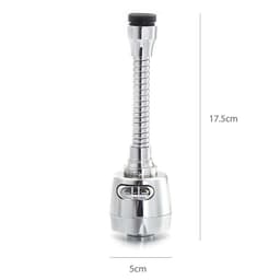 Vòi tăng áp inox SUS 304 360 độ dễ lắp bồn rửa, linh hoạt điều chỉnh xòe nước 7