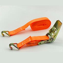 Dây chằng hàng xe máy tăng đơ 2.5cm, dài 2-5m, màu cam, chịu tải 800-1000kg, móc thép J chắc chắn. 5