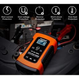 Sạc bình ắc quy ô tô xe máy FOXSUR 12V 100AH 5A hiệu quả khử sulfat và bảo vệ chống chai phồng 3