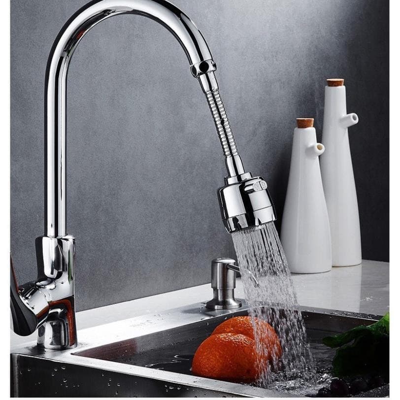 Vòi tăng áp inox SUS 304 360 độ dễ lắp bồn rửa, linh hoạt điều chỉnh xòe nước
