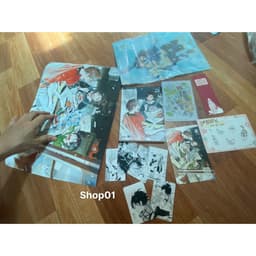 (thiếu quà) Lẻ Truyện tranh cũ Người lạ dưới gió xuân tập 1 2 bản đặc biệt kèm phụ kiện 2