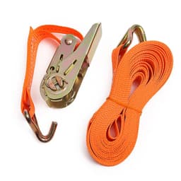 Dây chằng hàng xe máy tăng đơ 2.5cm, dài 2-5m, màu cam, chịu tải 800-1000kg, móc thép J chắc chắn. 1
