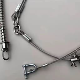 Bẫy lò xo inox chuyên dụng để săn lợn rừng, công cụ ngoài trời bền bỉ, thiết kế tối ưu cho người dùng. 4