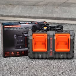 Sạc nhanh 2 cổng Starker 2.5A , Chân pin phổ thông 4cm, Có chip bảo vệ dòng điện, Điện áp 21v 8