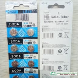 (Bán giá cày view) Combo 10 vỉ 100 viên Pin Cúc Áo 1,5V Pin Đồng Hồ Máy Tính Cầm Tay, Pin Đồ Chơi LR44 Ag13 1,5V 1