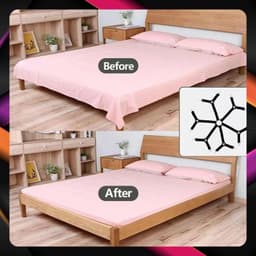 Kẹp ga giường 4 chiều chắc chắn giúp giữ drap phẳng, ngăn chặn xê dịch hiệu quả 7