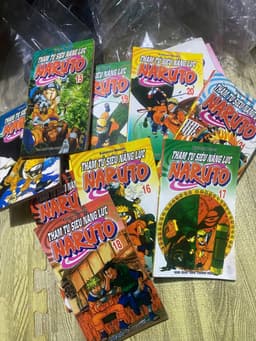 Combo vở Naruto Thám tử siêu năng lực đọc xuôi 2