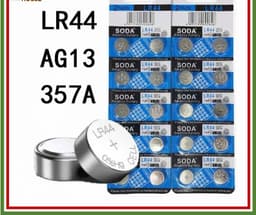 Combo 10 Vỉ 100 viên Pin Cúc Áo 1,5V Pin Đồng Hồ Máy Tính Cầm Tay, Pin Đồ Chơi LR44 Ag13 1,5V 1