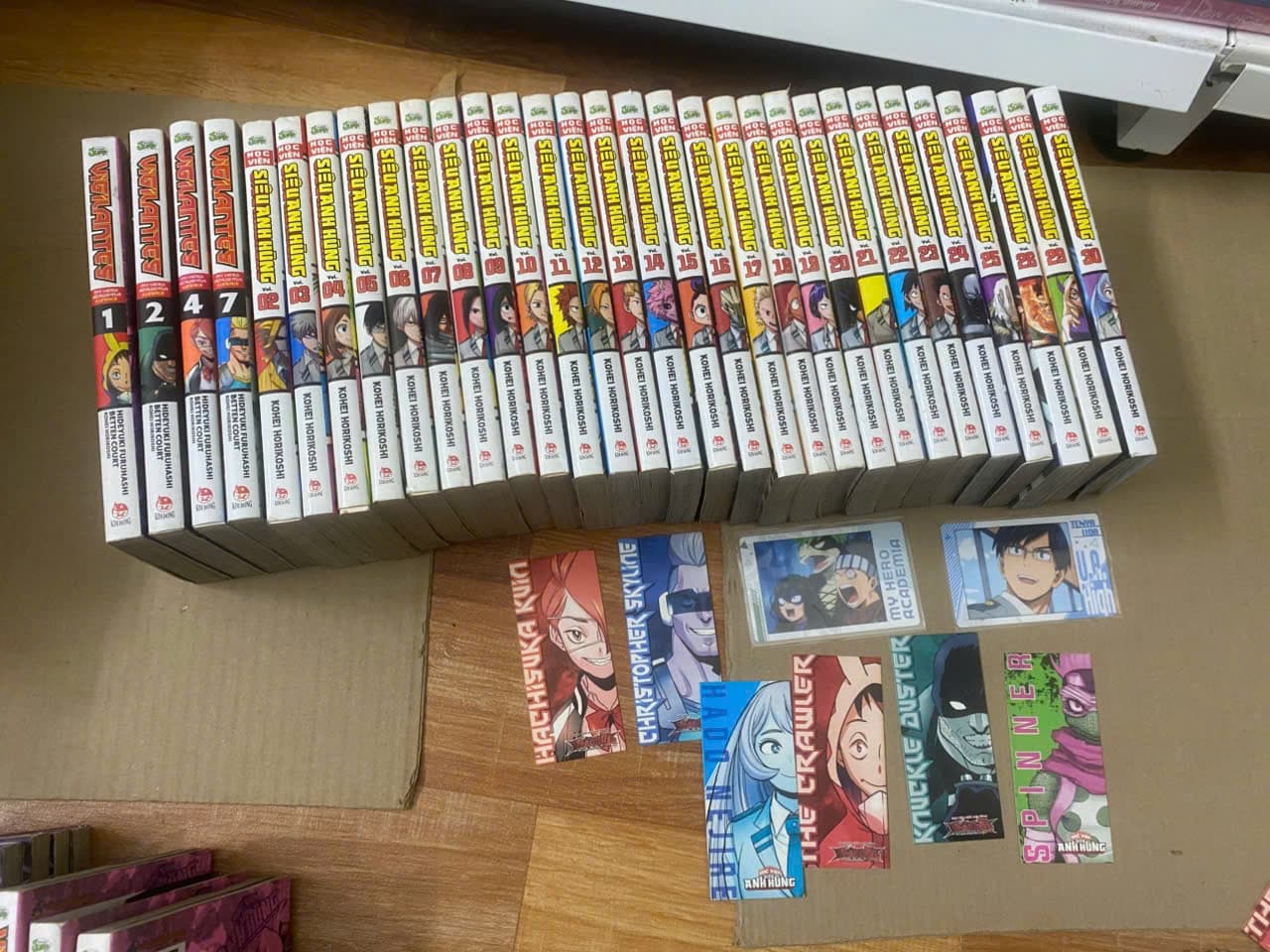 (+pos) Combo 31q vở Học Viện Siêu Anh Hùng mha My Hero Academia ngoại tr Vigilantes