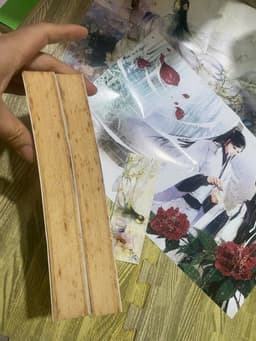(in đầu) Full bộ 2q vở no.vel Hoa tư dẫn tập 1+2 bản in đầu kèm phụ kiện 4