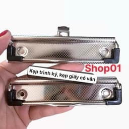 Combo 10c Kẹp giữ giấy - Khoá kẹp trình ký - Kẹp giấy bảng quảng cáo, thông báo, kế hoạch, bầu cử ... 1