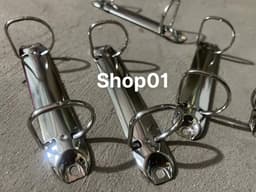 Combo 10c Kẹp còng giữ giấy 2 chữ D - Khoá kẹp còng - Gáy sổ còng - Kẹp giấy bảng quảng cáo, thông báo bầu cử, kế hoạch ... 7