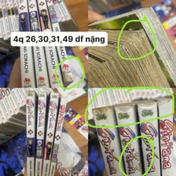 (+pk) Combo 69q Truyện tranh cũ Gintama không trùng tập kèm phụ kiện 7