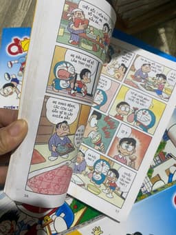 (màu xuôi) Bộ 6q vở Doraemon Doremon màu xuôi 6