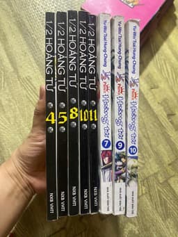 Combo 8q vở 1/2 Hoàng tử 1