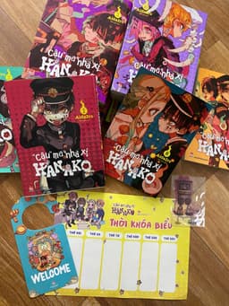 Bộ vở Hanako cậu ma nhà xí kèm phụ kiện 2