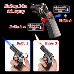 HCM Bật Lửa Khè Xài Gas Hình Khẩu Rulo Các Loại 8